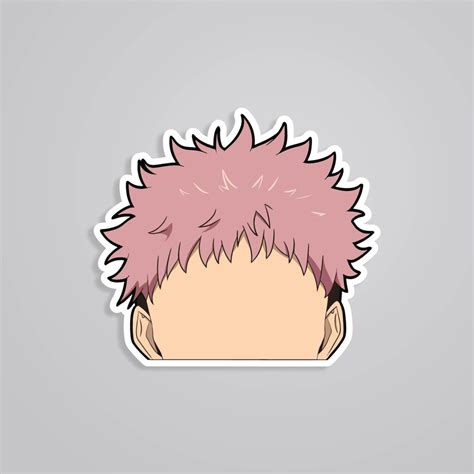 Minimalist Yuji Anime Stickers - Order Now