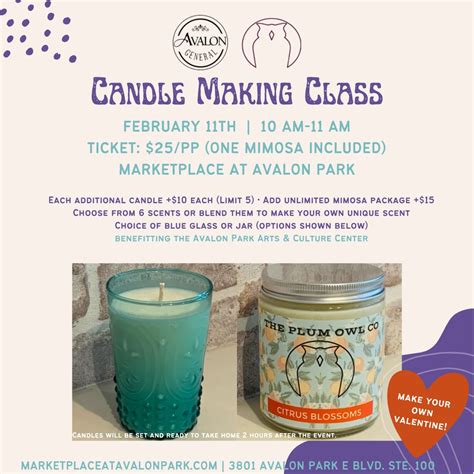 Candle Making Class - Eventeny