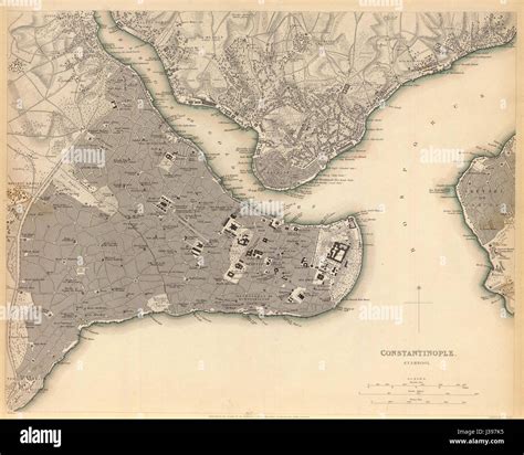 Historic map of constantinople hi-res stock photography and images - Alamy