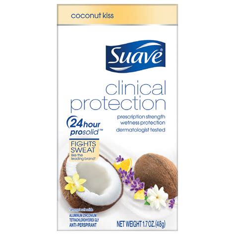 Suave Clinical Strength Protection Solid Antiperspirant Deodorant ...