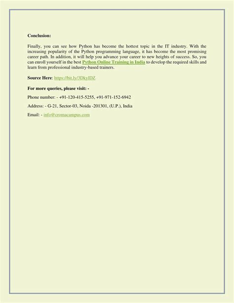 Image result for Conclusion for Python Programming