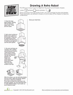 Robot Drawing Task Worksheet 的图像结果
