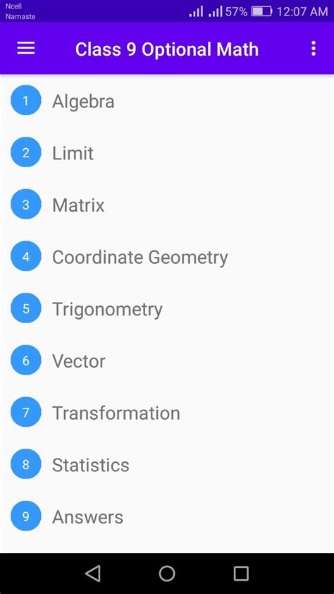 Image result for Optional Math Class 9 Practice