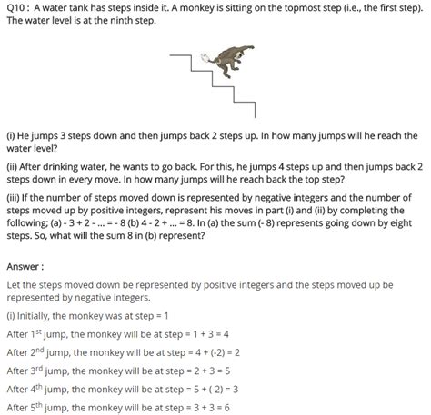 NCERT Solutions for Class 7 Maths Chapter 1 Integers - Amresh Academy