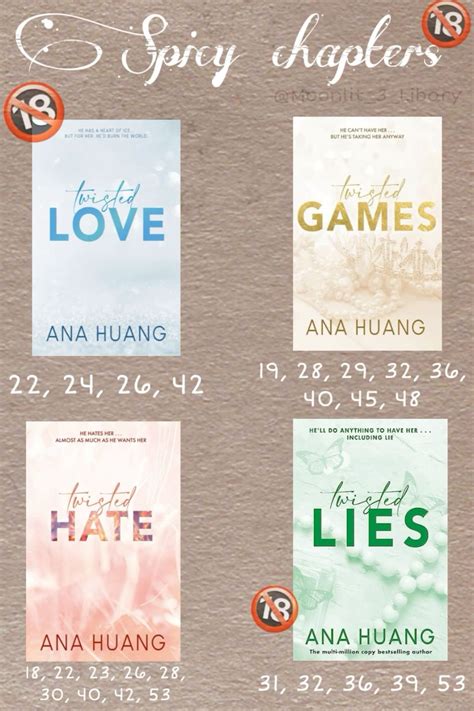Twisted series spicy chapters | Twisted series reading order | Booktok | Liste di libri, Libri ...
