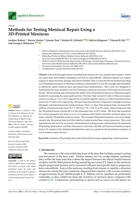 Image result for Activator Method Testing Meniscus