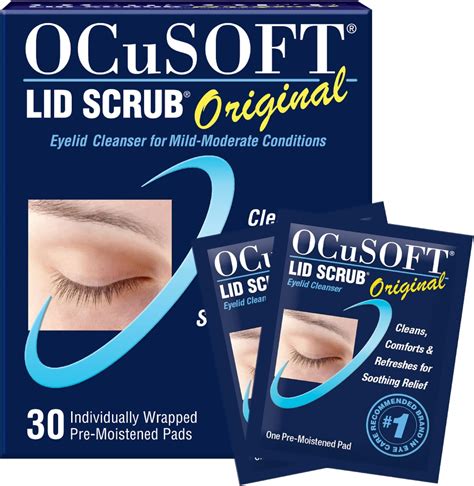 Amazon.com: OCuSOFT Lid Scrub Original Eyelid Cleanser - Pre-Moistened ...