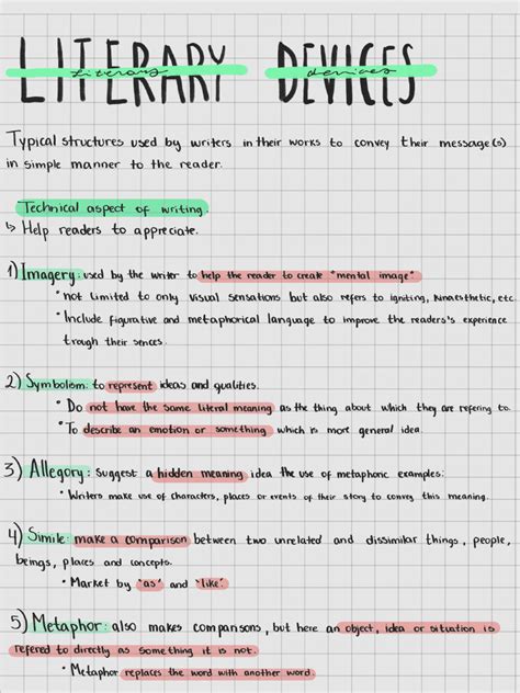 Image result for Literary Devices PDF