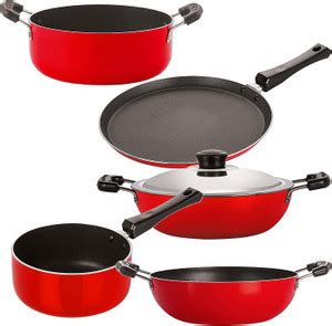 NIRLON cookware_set Non-Stick Coated Cookware Set Price in India - Buy ...