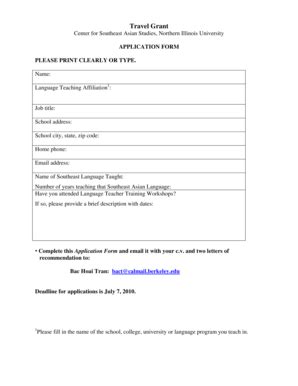 Fillable Online niu Application form (pdf) - Northern Illinois ...