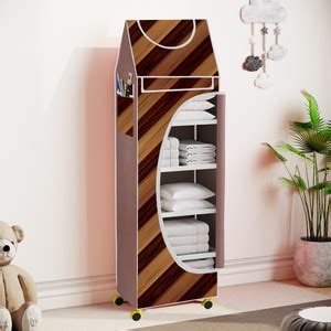 G Genipap 6 Cabinet Baby Almirah, Kids Wardrobe, Folding Almirah,With ...