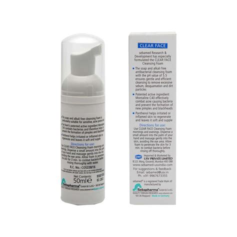 Buy SEBAMED CLEAR FACE FOAM - 50ML Online & Get Upto 60% OFF at PharmEasy