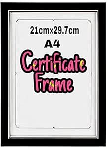 Stuthi Arts Wall Wood Photo Frames Black-A4-001 : Amazon.in: Home & Kitchen