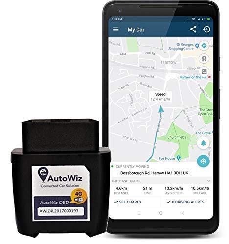 AutoWiz Hotspot - 4G OBD GPS Car Tracker - Wifi, Live Tracking, Car ...