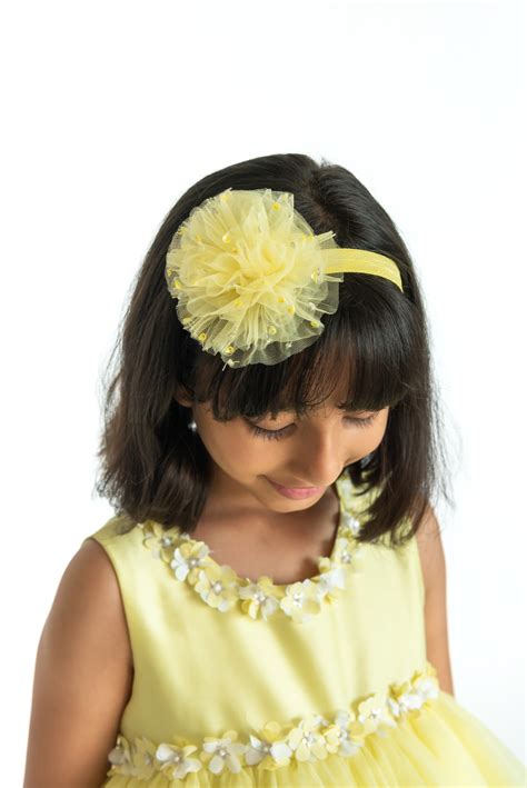 Yellow Dreamy Flower Headband – A Little Fable