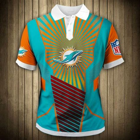 NFL Miami Dolphins Polo Shirt V13