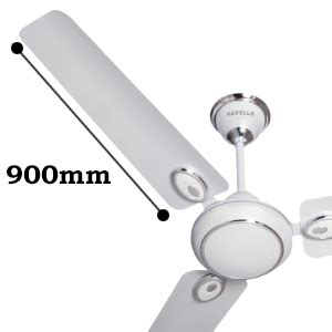 Buy Havells Fusion 900mm Ceiling Fan (Pearl White Silver) Online at Low ...