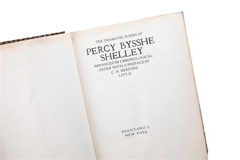 1 Volume. Percy Bysshe Shelley, Dramatic Poems. For Sale at 1stDibs
