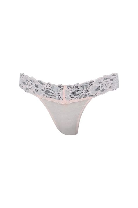 Lace Low Back G-String Panty