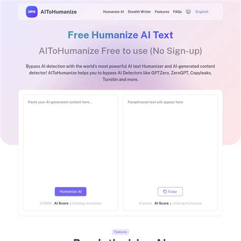 AI To Humanize - AIToHumanize: De krachtigste AI-humanizer voor het ...
