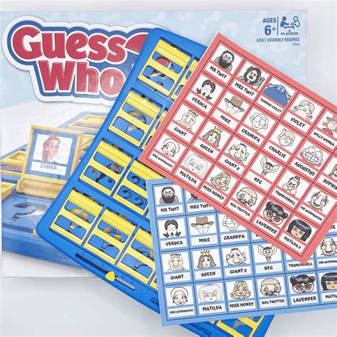 Guess Who Printable Guess Who Game Printable Files Real Housewives New