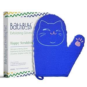 BATHBUBS Exfoliating Glove for Dead Skin, Tan Removal, Scrubbing Glove ...