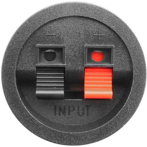 Buy Push Type Speaker Terminal Board RLECS 5 PCS 2 Positions Black ...