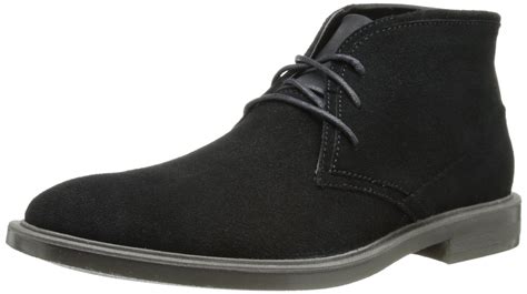 Amazon.com: Calvin Klein Men's Ulysses Suede Boot,Black,10 M US: Shoes ...