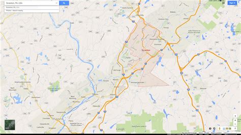 Map of Scranton 的图像结果