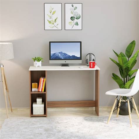 BLUEWUD Mallium Engineered Wood Study Table Price in India - Buy ...