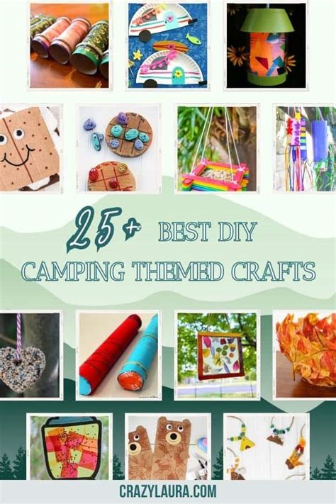 Kids Camping Crafts 的图像结果