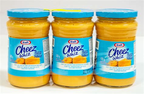 BUNDLE OF 3 KRAFT CHEEZ WHIZ LIGHT,450ML,BB SEPT