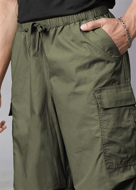 Parachute Pants For Men | Olive Green | Parachute Pants | PRONK – pronk.in