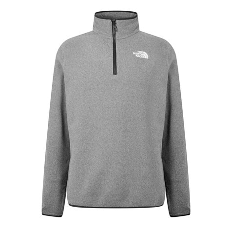 The North Face | 100 Glacier Quarter Zip Fleece Mens | 1/4 Zip Fleece ...