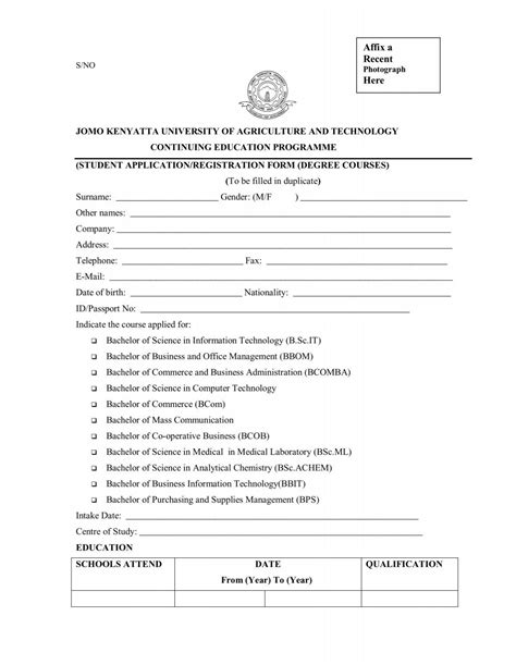 jkuat degree application form - Zetech College