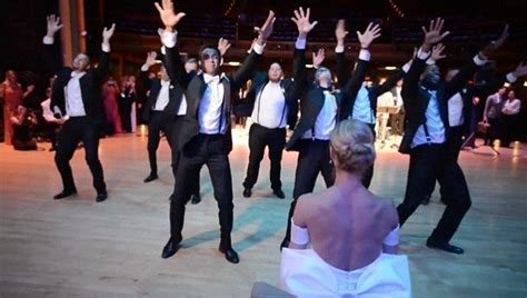 Image result for Groomsmen Dancing for Bride