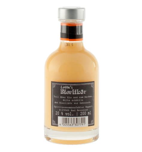 Lotta's Eierlikör mit Orange · 0,2l · 20% · Party Kneipe Bar