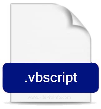 Image result for VBScript File Extension
