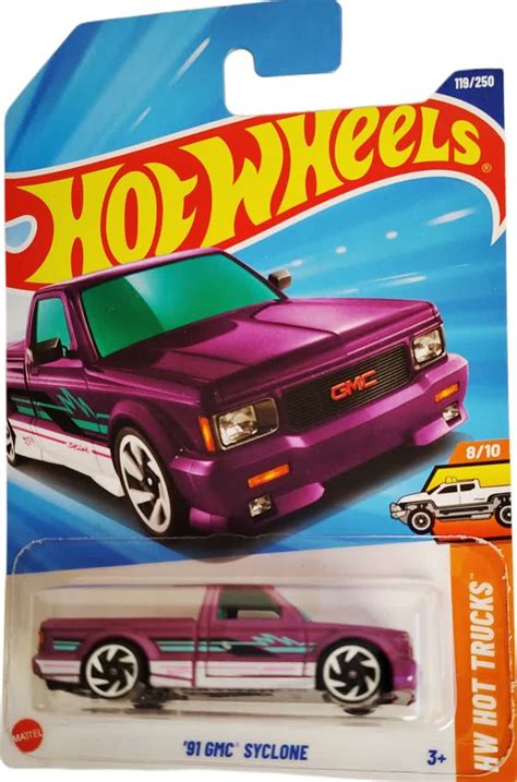 H2-Haa ماشین فلزی هات ویلز جی ام سی سایکلون 91 GMC Syclone مدل 119/250