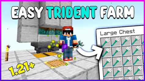 Image result for Minecraft Trident Farm Tutorial without Portal