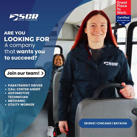 #chicagojobs #ada #joinourteam | SCR Medical Transportation Inc.