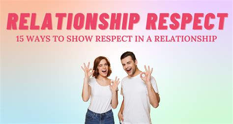 15 Ways to Show Respect in a Relationship | So Syncd