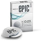 Buy Manforce Epic ThinX Ultra Thin Condoms for Men - 3 Count| 0.03mm ...
