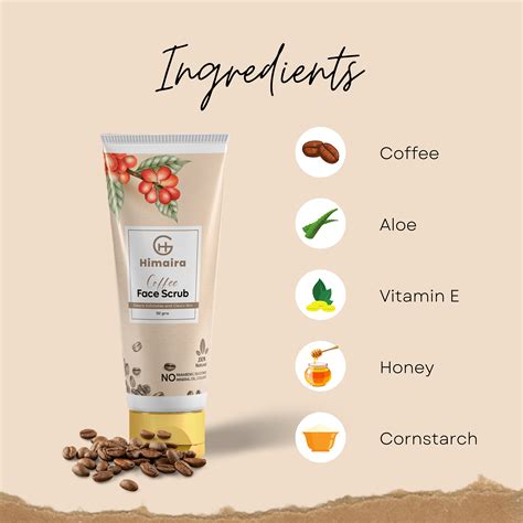 Foxy.in : Buy Himaira Coffee Face Scrub (100g) online in India on Foxy ...