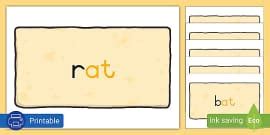 Grade 1: Phonics: ot: Word Wall Cards (teacher made)