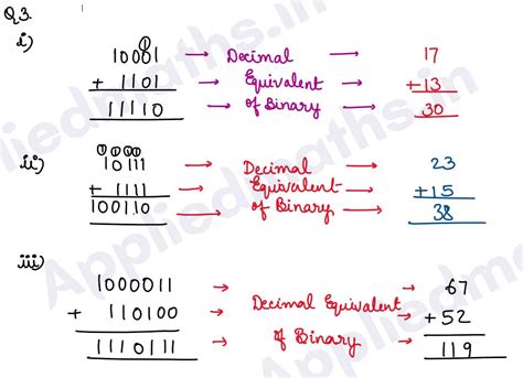 Applied Math Class 11 Binary Numbers 的图像结果