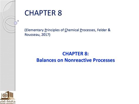 SOLUTION: Chemicalengineering balances on nonreactive processes - Studypool