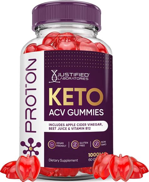 Amazon.com: Proton Protein Keto ACV Gummies Advanced Formula 1000MG Proton Keto Gummies Apple ...