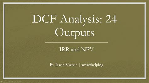 Image result for DCF Analysis