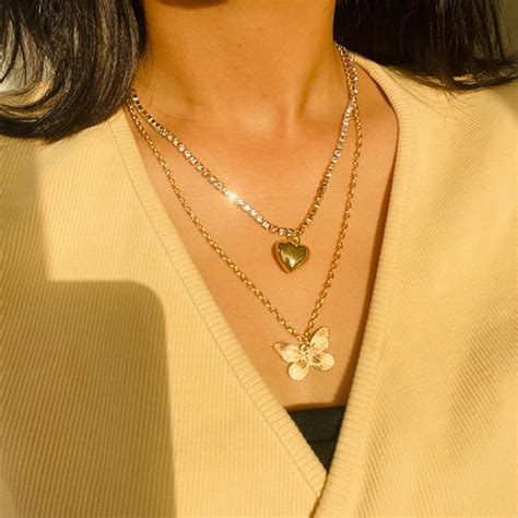 Butterfly Layered Chain — Ishkaara